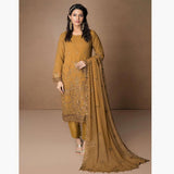 Mehnaz Luxury Fancy Embroidered Lawn 3Pcs Unstitched Suit - 3, Women, 3Pcs Shalwar Suit, Mi Creation, Chase Value