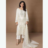 Mehnaz Luxury Fancy Embroidered Lawn 3Pcs Unstitched Suit - 5, Women, 3Pcs Shalwar Suit, Mi Creation, Chase Value