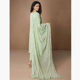 Mehnaz Luxury Fancy Embroidered Lawn 3Pcs Unstitched Suit - 6, Women, 3Pcs Shalwar Suit, Mi Creation, Chase Value