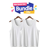 Jockey Men's 2 Pack Set Sando Vest - White, Men's Vest, Jockey, Chase Value
