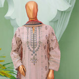 Minahil Printed Lawn Embroidered 3Pcs Suit with Bember Dupatta - 5, Women, 3Pcs Shalwar Suit, Leeds Textile, Chase Value
