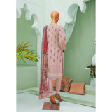 Minahil Printed Lawn Embroidered 3Pcs Suit with Bember Dupatta - 5, Women, 3Pcs Shalwar Suit, Leeds Textile, Chase Value