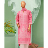 Minahil Printed Lawn Embroidered 3Pcs Suit with Bember Dupatta - 6, Women, 3Pcs Shalwar Suit, Leeds Textile, Chase Value