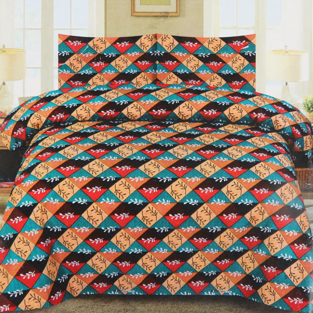 Valuables Double Bed Sheet - Multi Color, Double Size Bed Sheet, Chase Value, Chase Value