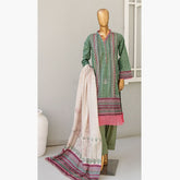 Musfirah Digital Lawn Printed 3Pcs Unstitched Suit, Women, 3Pcs Shalwar Suit, Leeds Textile, Chase Value