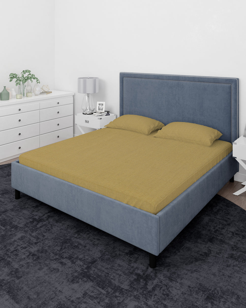 Valuables Plain Cotton Double Bedsheet 90x102, Double Size Bed Sheet, Chase Value, Chase Value