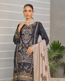 Nazia By RA-Bin Hameed Emboridered Linen Unstitched 3Pcs Suit - TS-2026, Women, 3Pcs Shalwar Suit, Rana Arts, Chase Value
