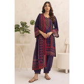 Regalia Nino Kara Cotton Digital Printed Unstitched 3pcs Suit - 1, Women, 3Pcs Shalwar Suit, Regalia Textiles, Chase Value