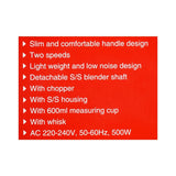 Nikai Stick Blender 4 IN 1 HN-919, Juicer Blender & Mixer, Nikai, Chase Value