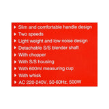 Nikai Stick Blender 4 IN 1 HN-919, Juicer Blender & Mixer, Nikai, Chase Value