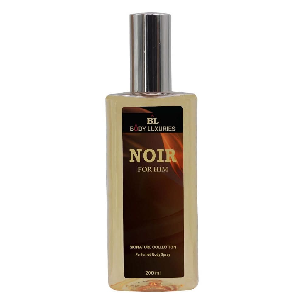 Body Luxuries Branded Men Body Splash 200Ml - Noir For Him, Men Body Spray & Mist, Chase Value, Chase Value
