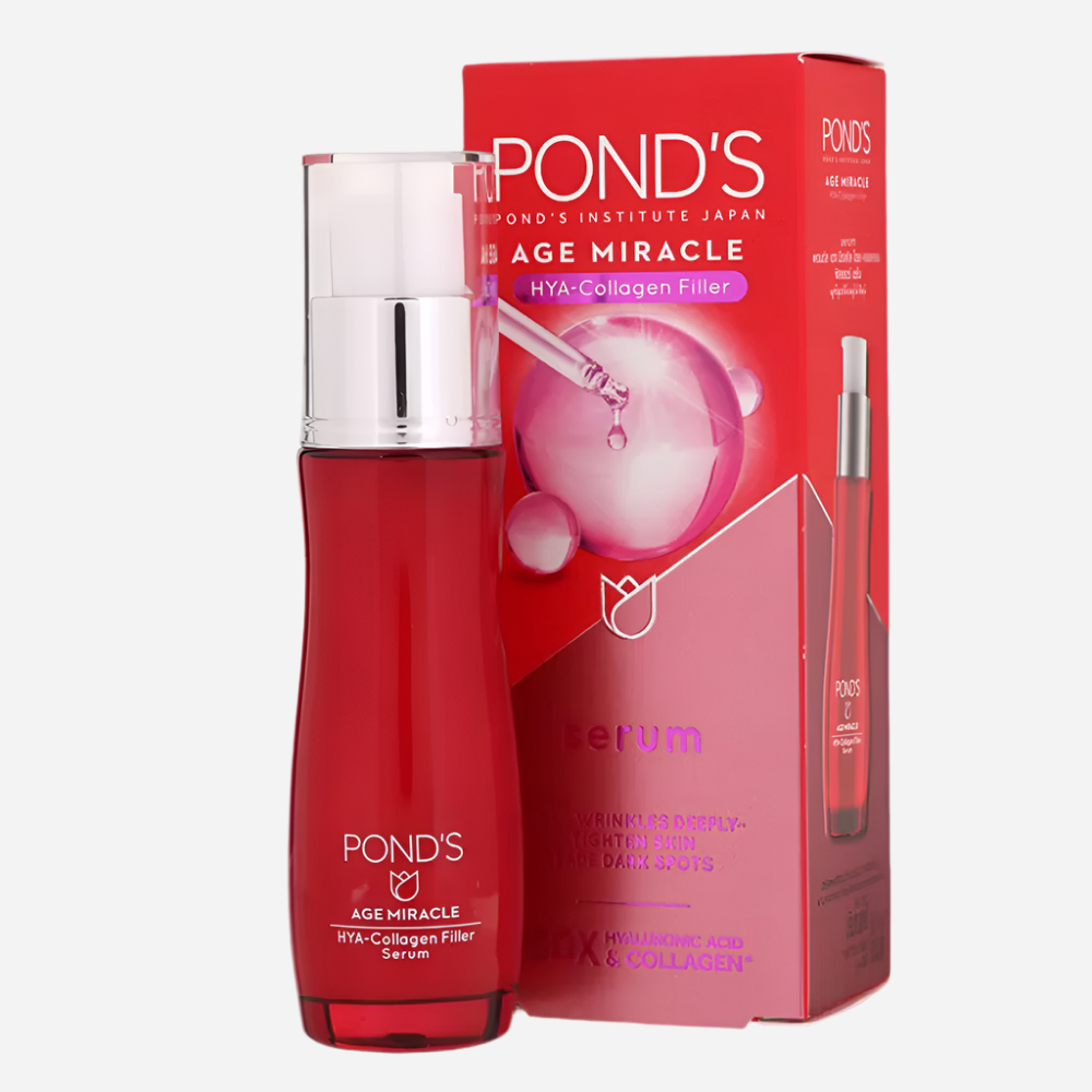 Pond's Age Miracle Hyaluronic Acid & Collagen Filler Serum 30ml, Oils & Serums, Pond's, Chase Value