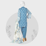 Panjnad Payrahan Lawn Digital Printed 3pcs Suit - 1046, Women, 3Pcs Shalwar Suit, Junaid Jamshed, Chase Value