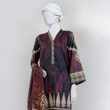 Panjnad Pehnawa Printed Lawn Unstitched 3Pcs Suit - 1053, Women, 3Pcs Shalwar Suit, Junaid Jamshed, Chase Value