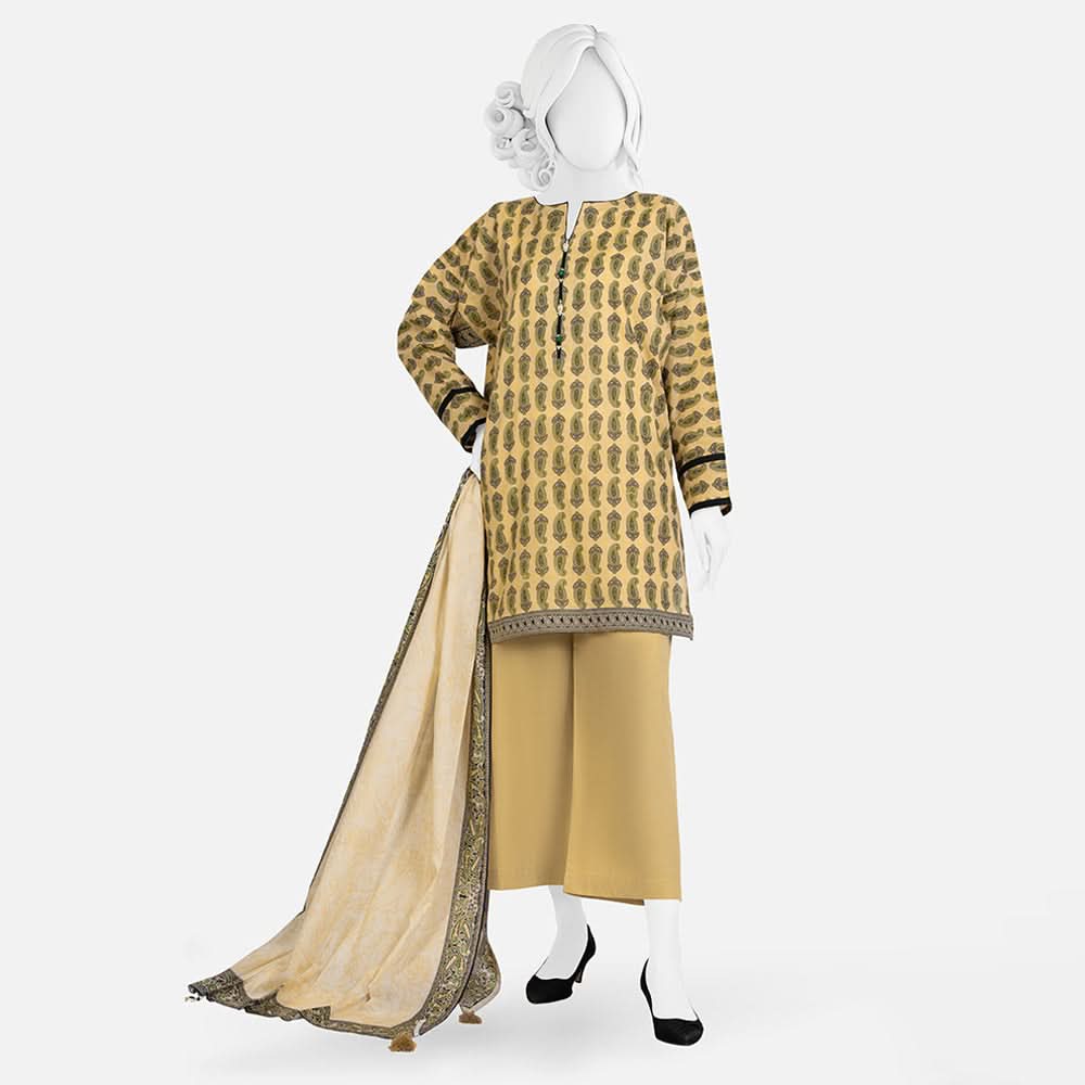 Panjnad Pehnawa Printed Lawn Unstitched 3Pcs Suit - 1101, Women, 3Pcs Shalwar Suit, Junaid Jamshed, Chase Value