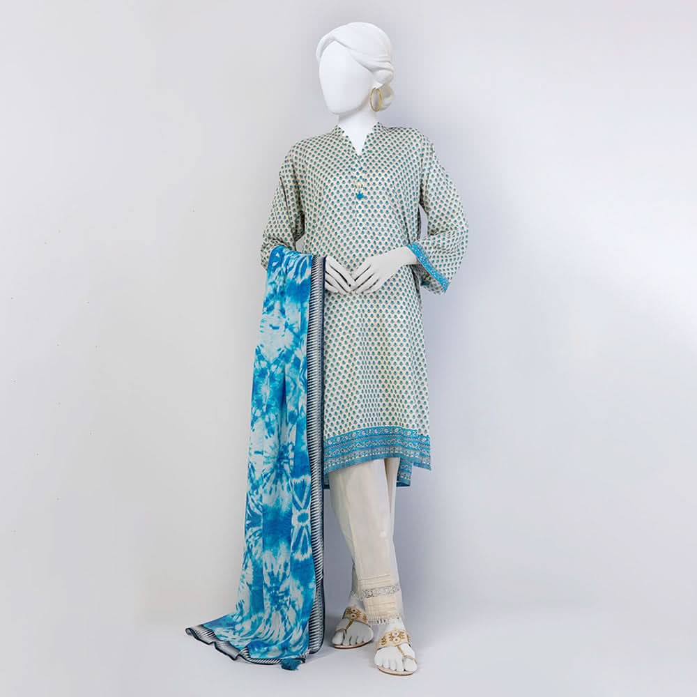 Panjnad Pehnawa Printed Lawn Unstitched 3Pcs Suit - 1165, Women, 3Pcs Shalwar Suit, Junaid Jamshed, Chase Value
