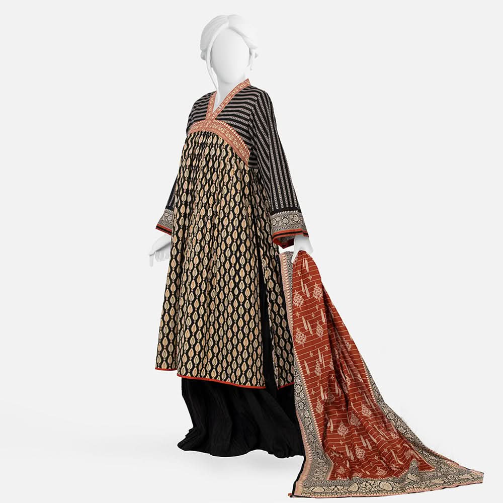 Panjnad Pehnawa Printed Lawn Unstitched 3Pcs Suit - 1106, Women, 3Pcs Shalwar Suit, Junaid Jamshed, Chase Value