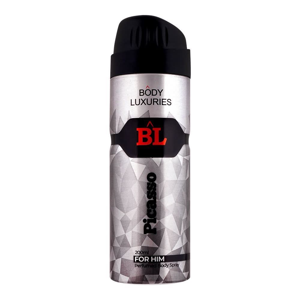 Body Luxuries Men Body Spray 200Ml - Picasso, Men Body Spray & Mist, Chase Value, Chase Value