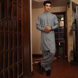 Eminent Men's Trim Fit Shalwar Suit - Denim Blue, Men's Shalwar Kameez, Eminent, Chase Value