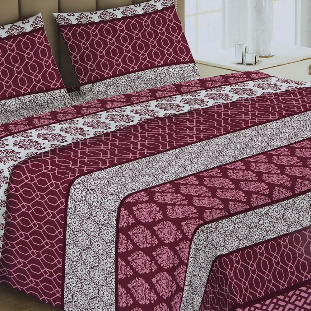 Printed Double Bed Sheet - Multi Color, Double Size Bed Sheet, Chase Value, Chase Value