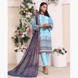 Esra Lawn Digital Printed Embroidered 3Pcs Unstitched Suit - 5, Women, 3Pcs Shalwar Suit, Rana Arts, Chase Value