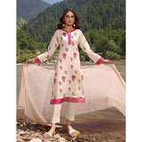 Bin Hameed Zara Lawn Printed Embroidered 3Pcs Suit - CK-01, Women, 3Pcs Shalwar Suit, Rana Arts, Chase Value