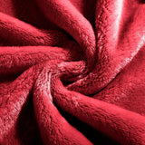 Mansion Solid Flannel Single Compact Throw - Red, Blanket, Chase Value, Chase Value