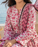 Salina Cambric Mid Summer Digital Printed Suit - 3 Pc