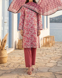 Salina Cambric Mid Summer Digital Printed Suit - 3 Pc