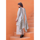 Rashid Samar Printed Embroidered Lawn Unstitched 3Pcs Suit - 8160, Women, 3Pcs Shalwar Suit, Rashid Textiles, Chase Value