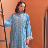 Rashid Samar Printed Embroidered Lawn Unstitched 3Pcs Suit - 8157, Women, 3Pcs Shalwar Suit, Rashid Textiles, Chase Value