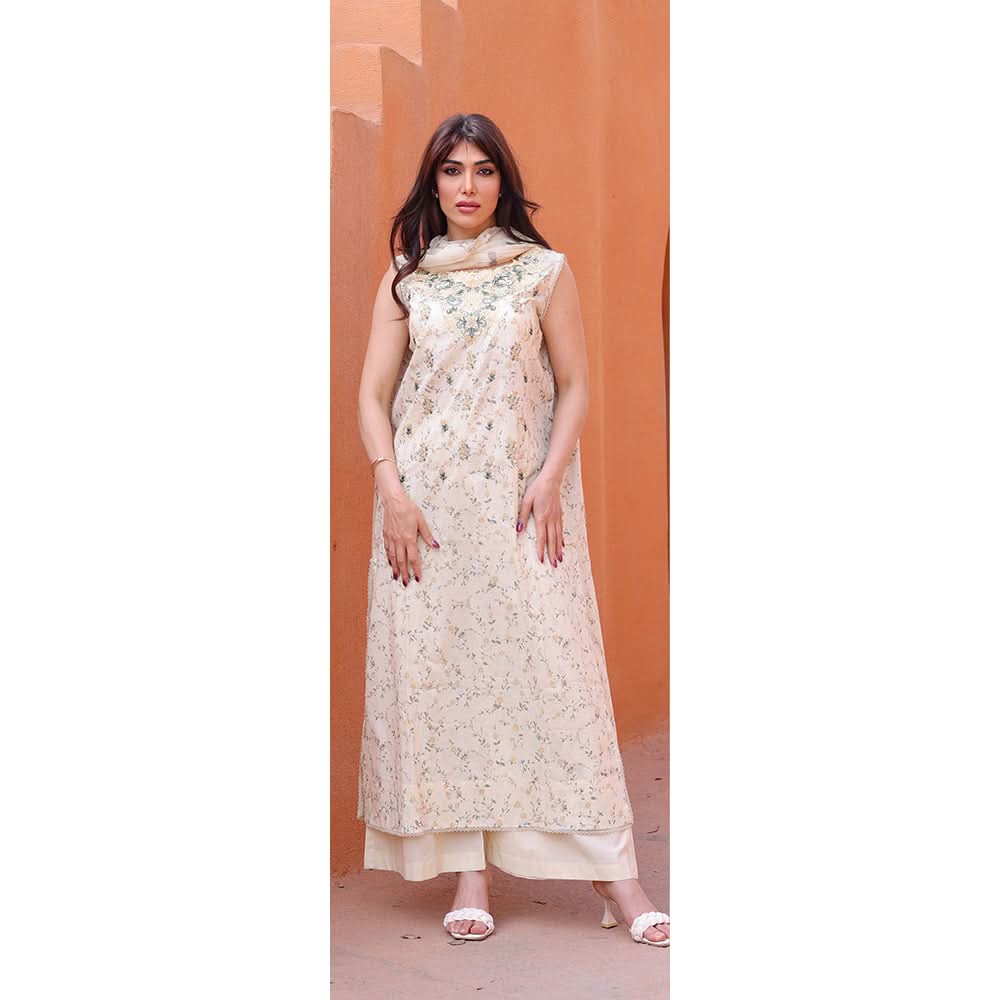 Rashid Samar Printed Embroidered Lawn Unstitched 3Pcs Suit - 8159, Women, 3Pcs Shalwar Suit, Rashid Textiles, Chase Value