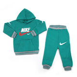 Boy's Full Sleeves Fleece Pajama Suit - Sea Green, Boys Sets & Suits, Chase Value, Chase Value