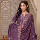 Evelyn Digital Printed Khaddar Embroidered Unstitched 3Pcs Suit, Women, 3Pcs Shalwar Suit, Rana Arts, Chase Value