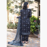 Salina Black & White Unstitched 3Pcs Suit - 1, Women, 3Pcs Shalwar Suit, Regalia Textiles, Chase Value