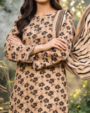 Regalia Khaddar Digital Printed Suit - 3 Pc