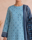 VS Shahkar Khaddar Printed Suit - 3 Pc by VS Textile