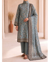 VS Shahkar Khaddar Printed Suit - 3 Pc by VS Textile