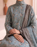 VS Shahkar Khaddar Printed Suit - 3 Pc by VS Textile