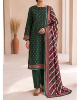 VS Shahkar Khaddar Printed Suit - 3 Pc by VS Textile