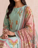 VS Shahkar Khaddar Printed Suit - 3 Pc by VS Textile