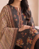 VS Shahkar Khaddar Printed Suit - 3 Pc by VS Textile