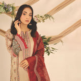 Rashid Shajar Printed Lawn Unstitched 3Pcs Suit With Embroidered Dupatta - 7738, Women, 3Pcs Shalwar Suit, Rashid Textiles, Chase Value