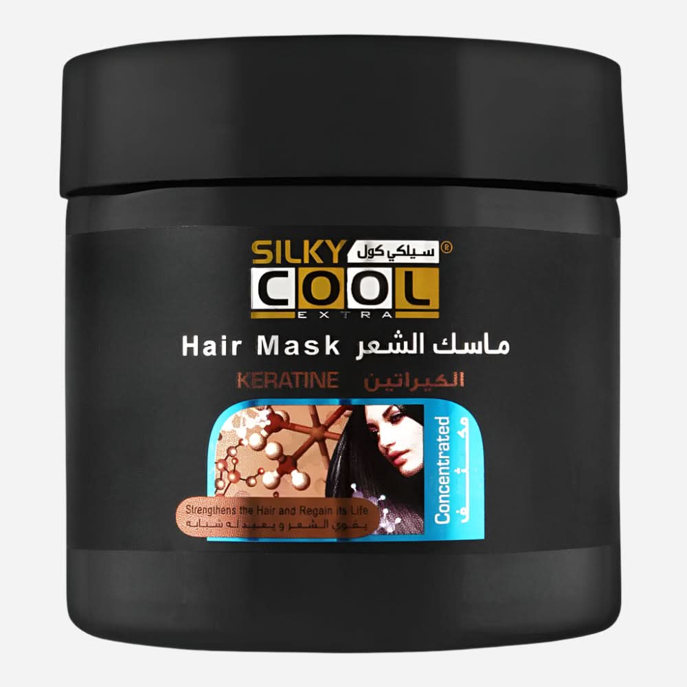 Silky Cool Extra Keratine Hair Mask, 400ml, Hair Treatments, Silky Cool, Chase Value