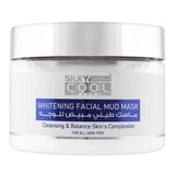 Silky Cool Extra Whitening Facial Mud Mask, All Skin Types, 350ml, Facial Masks, Silky Cool, Chase Value
