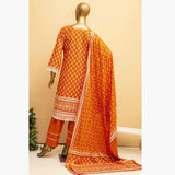 Imwaj Standard Printed Cotton Unstitched 3Pcs Suit - 4-B, Women, 3Pcs Shalwar Suit, Chase Value, Chase Value