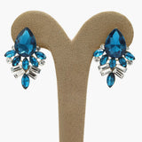 Women's Stud Earring - Steel Blue, Women Earrings & Tops, Chase Value, Chase Value