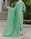 RA-Bin Hameed Tamin Viscose Fancy Embroidered Suit - 3 Pc