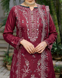 RA-Bin Hameed Tamin Viscose Fancy Embroidered Suit - 3 Pc