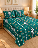 Valuables Printed Double Bedsheet - 90 × 96 Inch